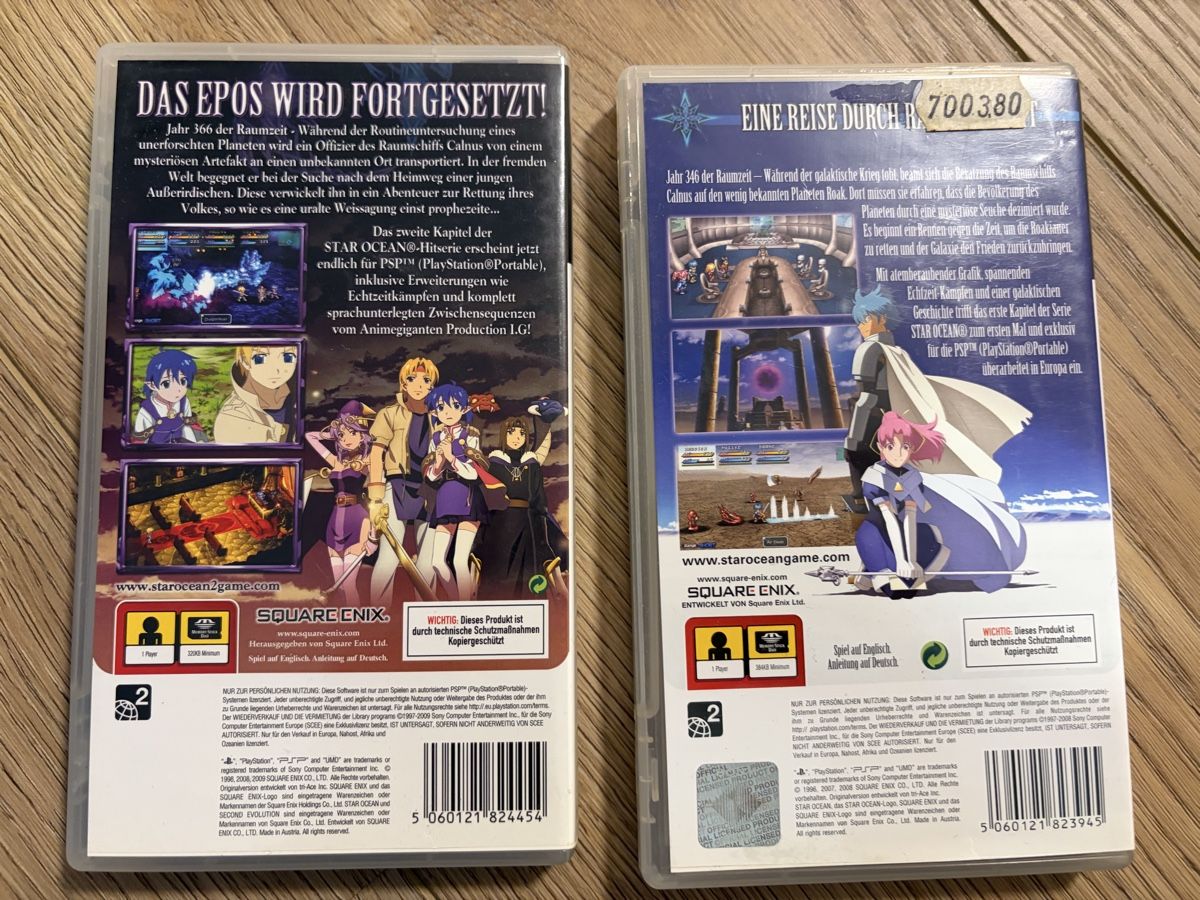 Sony Giochi: Star Ocean First Departure & Second Evolution – Usato da Strengelbach venduto da shihtzuliving_22 1