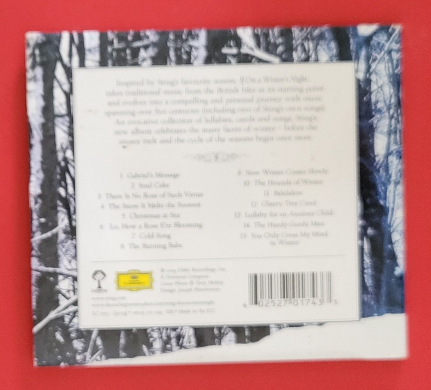 CD: CD - STING - If on a winter's night... – Usato da Pully venduto da Stewoui 1