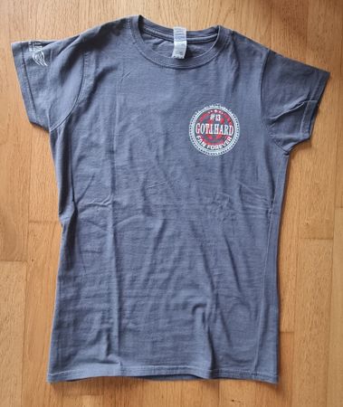 Gotthard Fanclub T-Shirt 2021, grau, Gr. M, Damen