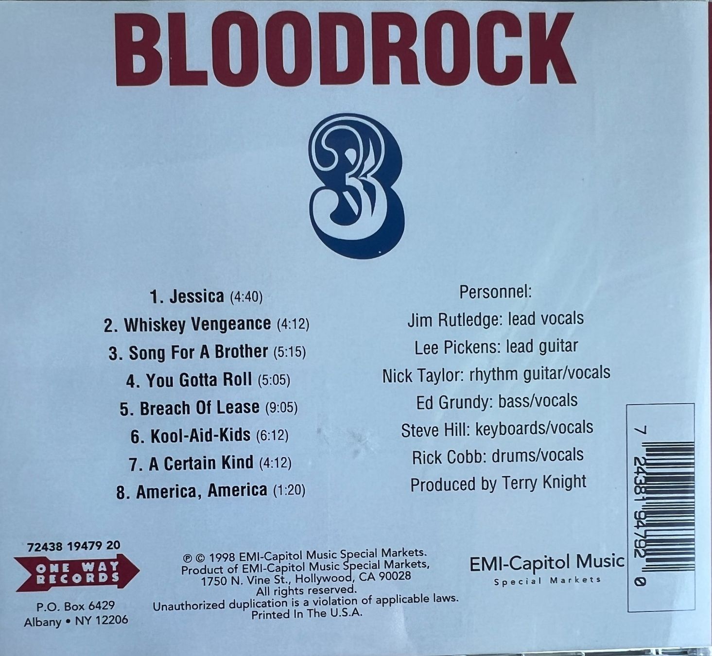 CD: BLOODROCK / Bloodrock 3 – Usato da Bischofszell venduto da kustavi 1