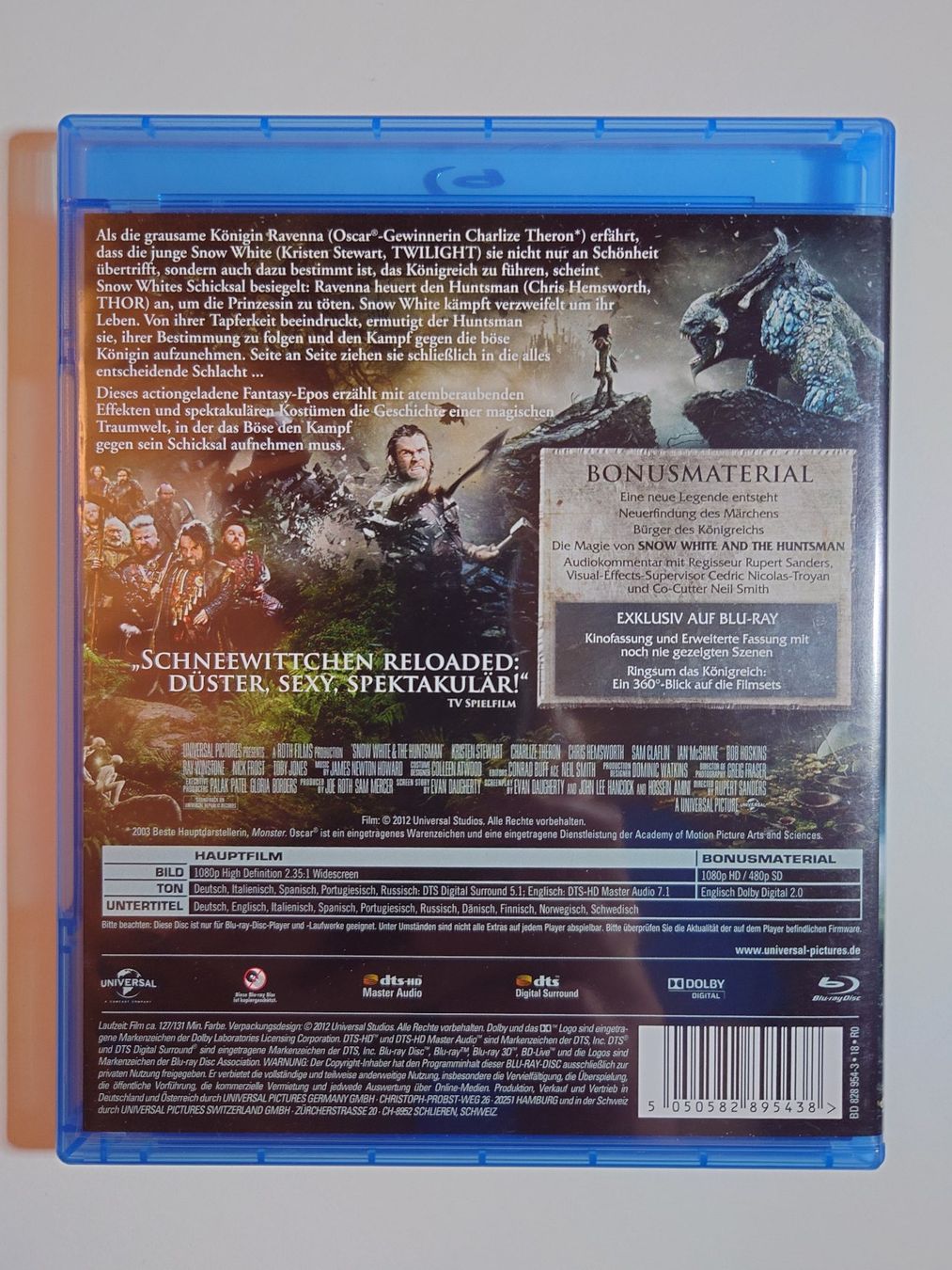 Alle DVDs: Snow White and the Huntsman Blu-Ray – Gebraucht aus Kaiseraugst von flo_ydd2 1