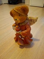 Grosse Teddybären-Figur aus Hartplastik