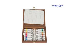 🎨Schmincke Horadam Aquarell Holzkasten 12 x 15ml Tuben🎨