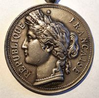 Medaille REPUBLIQUE FRANCAISE, Territoire de Belfort 19.Jhrt