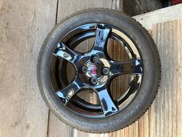 FIAT 500  Leichtmetallräder mit Winterpneu