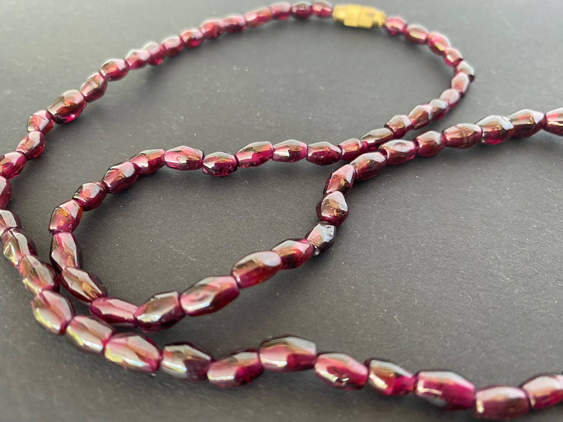 Catenine: Halskette aus Granat – Usato da Lamone venduto da LaCantinaMagica 1