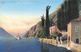 Lago Lugano Presso Oria battello schiff boot