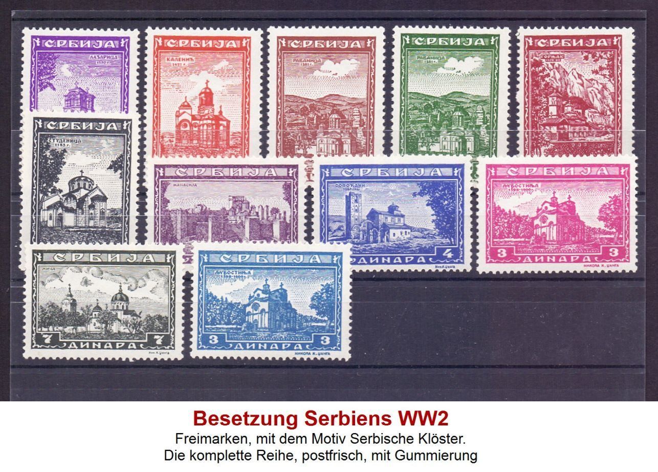 Tutti i francobolli: Serbien WW2 1942 /** – Nuovo (secondo la descrizione) da Flamatt venduto da samowarow