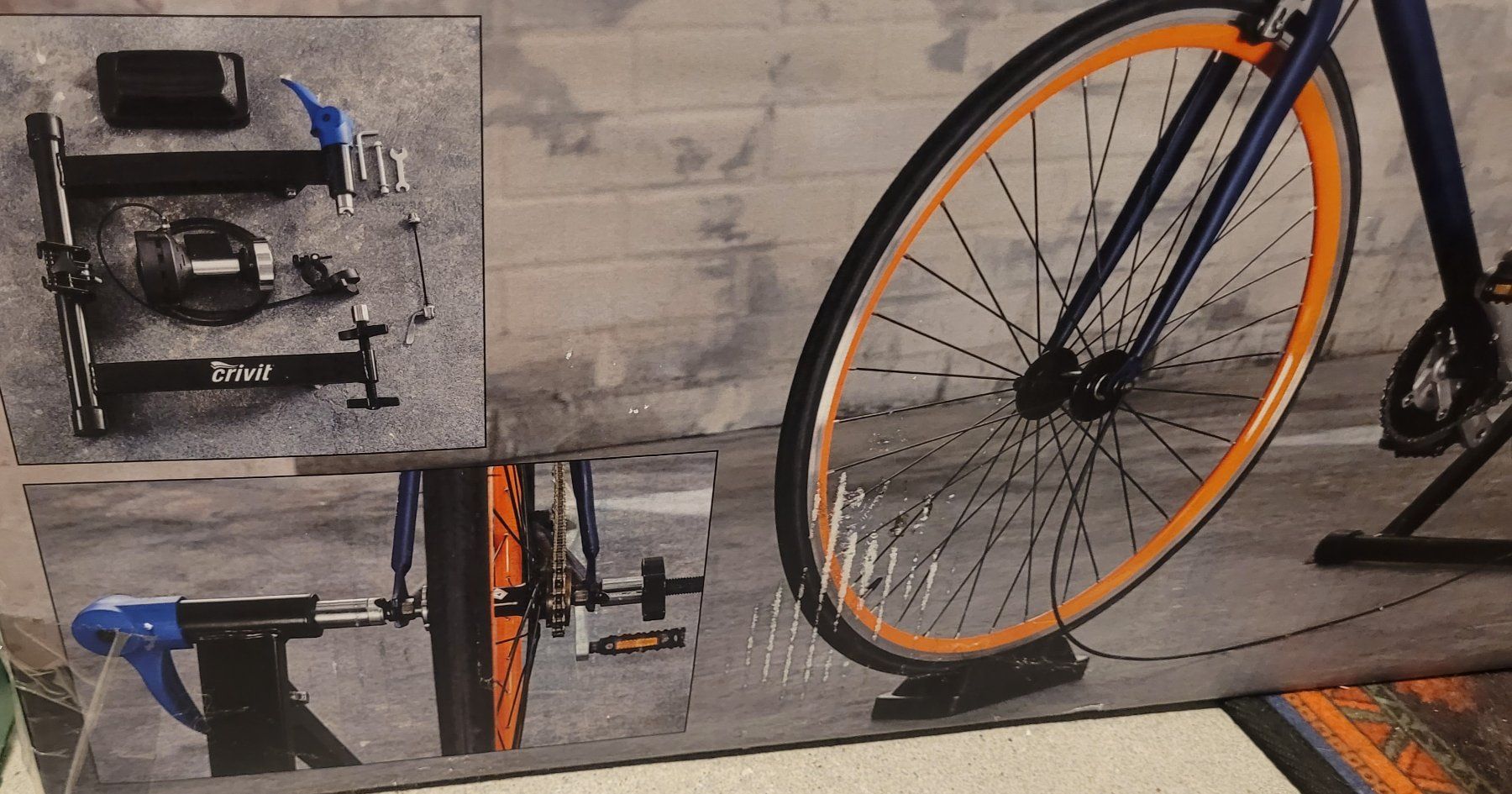Hometrainer: Fahrrad Indoor Rollentrainer, Training mit eigenem Fahrrad – Gebraucht aus Sisseln AG von cosmos04 1