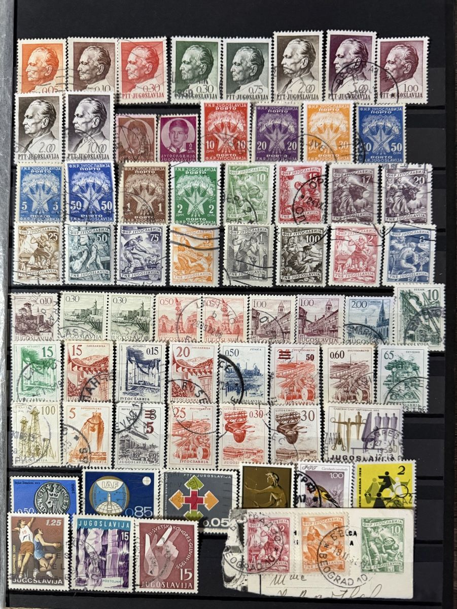 Alle Briefmarken: Timbres - Yougoslavie  – Gebraucht aus Petit-Lancy von Solcarm