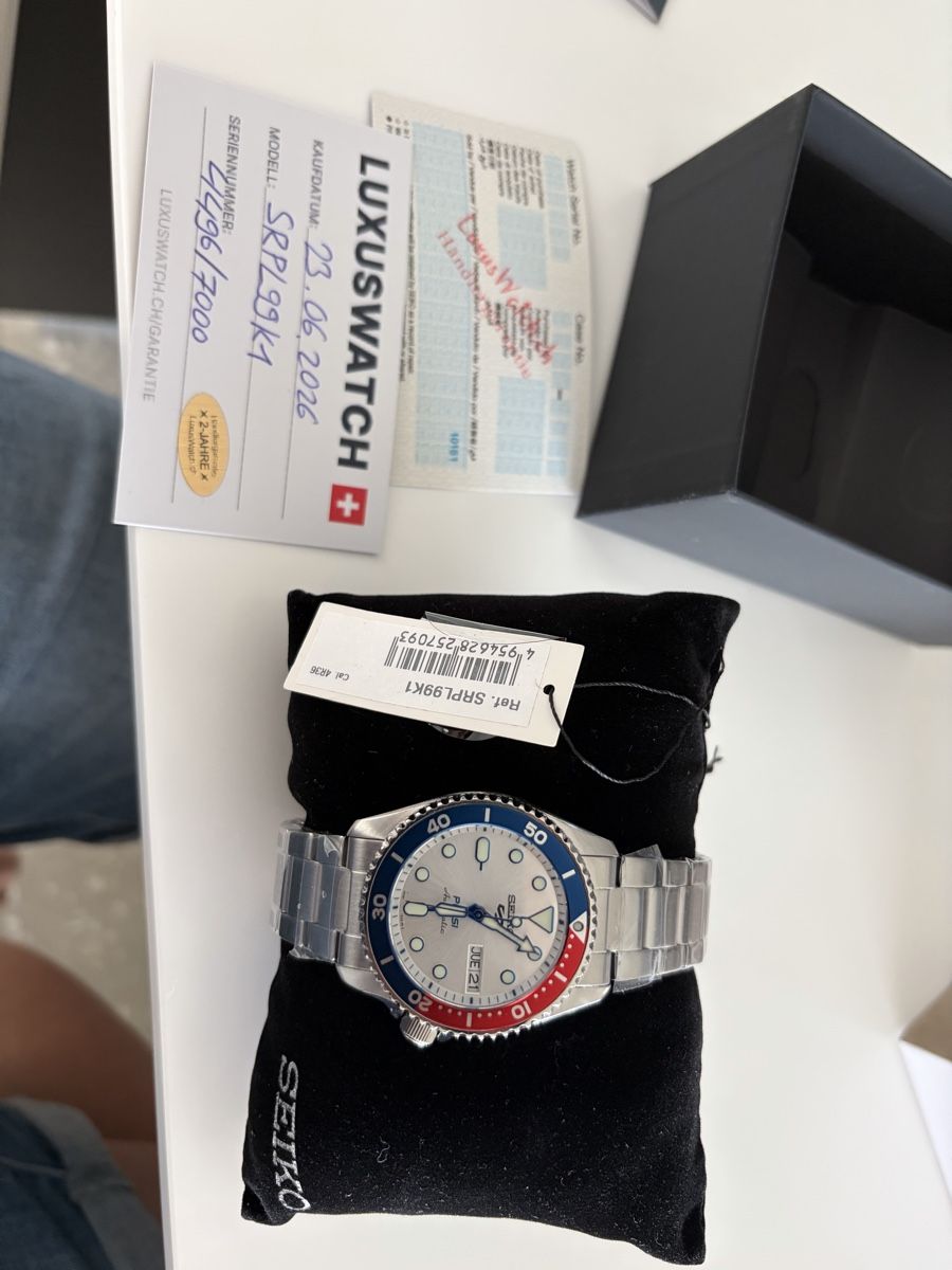 Seiko Orologi: Seiko Pepsi neuve – Nuovo e nell'imballaggio originale da Bulle venduto da Swimmer89 3