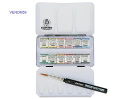 🌈SCHMINCKE HORADAM® AQUARELLKASTEN mit Pinsel🌈