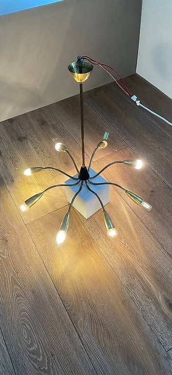Lampade: 50er / 60er Spinnenlampe – Usato da Bütschwil venduto da Biberli59
