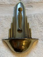 Antike Messing Weihwassergeschirr Art Deco (M)
