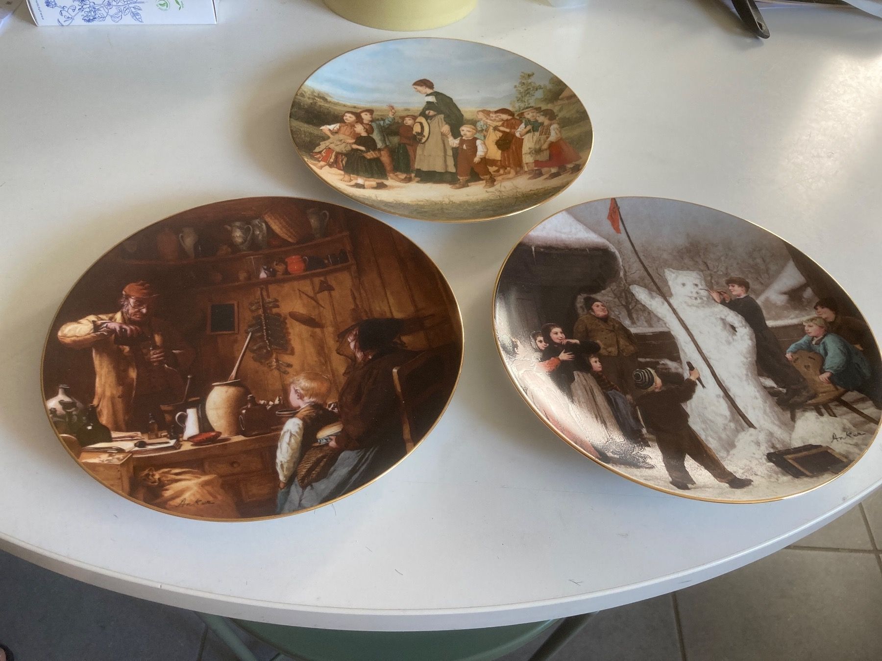 Assiettes: 3 Anker -  Teller. Langenthal  1978 – D'occasion à Zürich par Chaeffeler 1