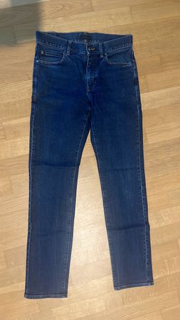 Herren Jeans blau dunkle Waschung 