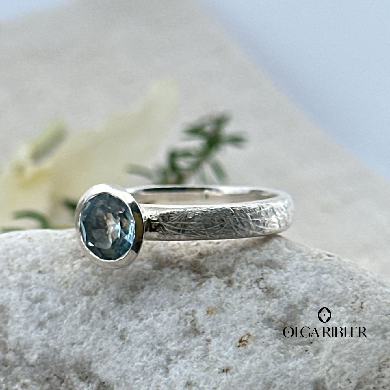 Olga Ribler Anelli: Silber Ring 925 mit Blautopas  Grösse 58 – Nuovo (secondo la descrizione) da Luzern venduto da Schmuckoutlet 5