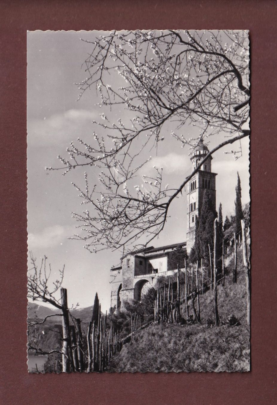 Cartoline postali: MORCOTE - Chiesa – Usato da Pully venduto da nicecards-shop