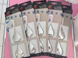 Spirella Bad Dekoration Klebedekors Dekor💧10x Chrom Silber