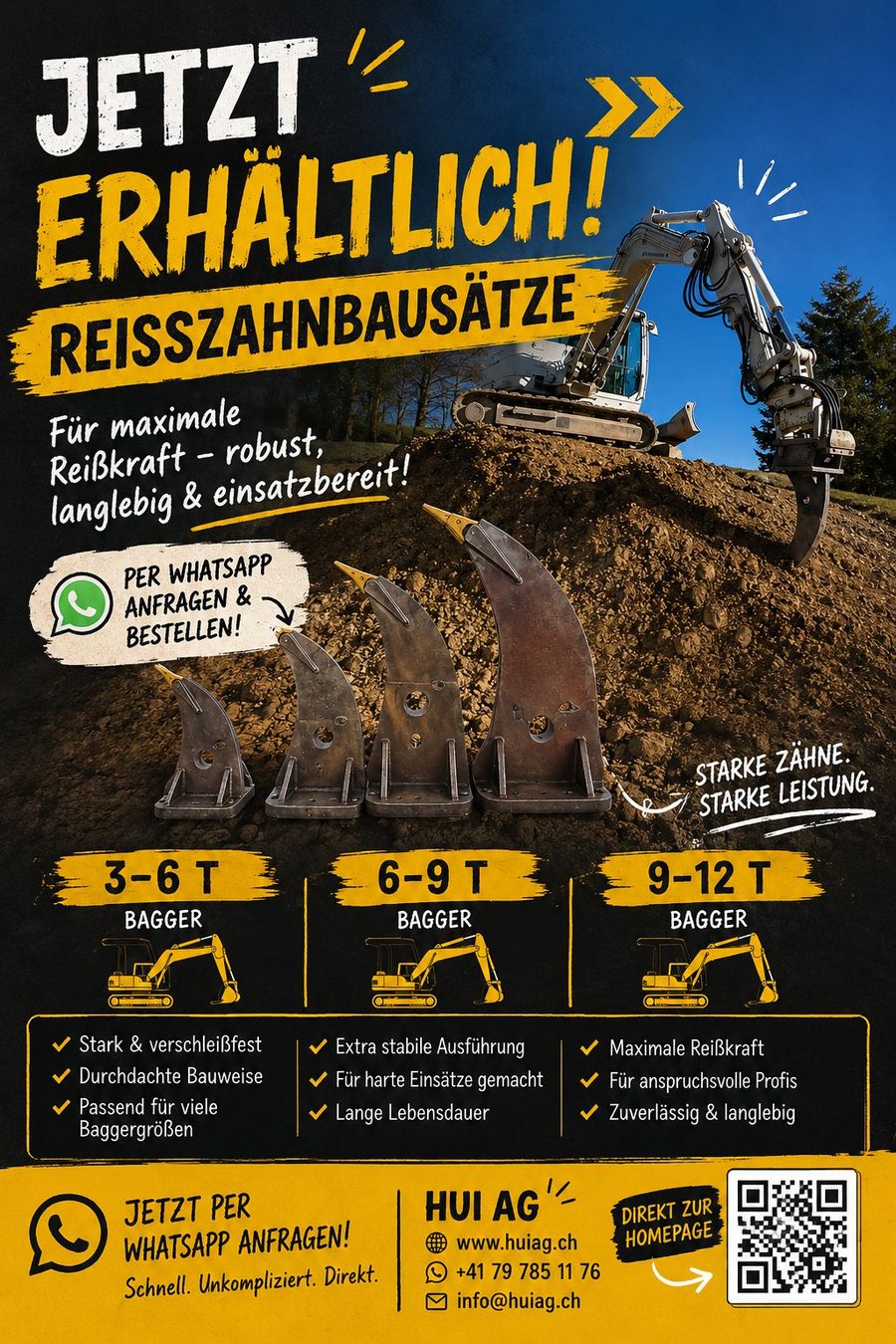 Escavatori: Reisszahn – Nuovo e nell'imballaggio originale da Kirchberg SG venduto da huiag.ch 6