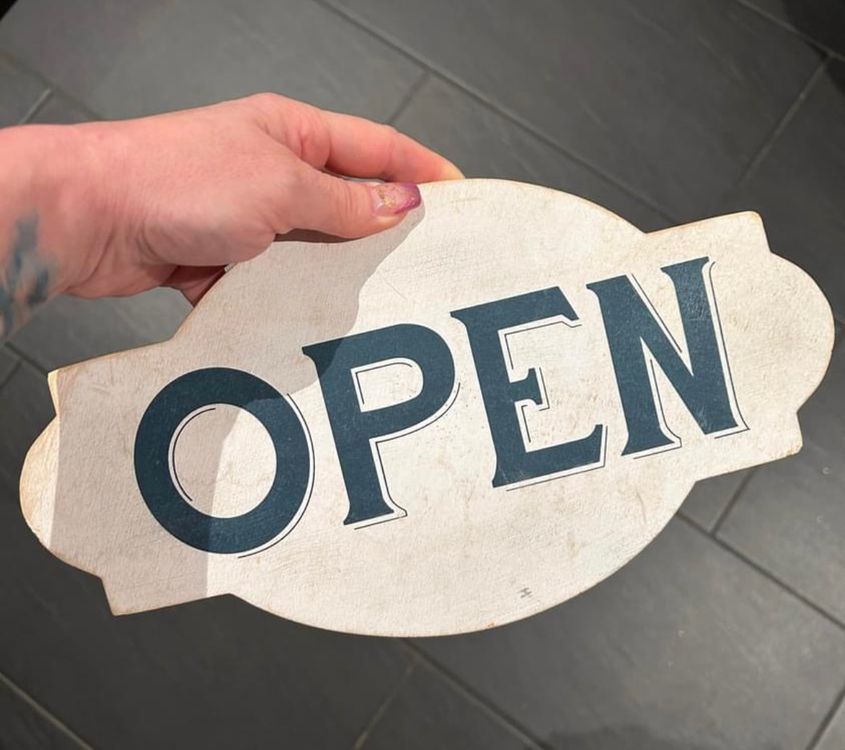 Holzschild OPEN (Gebraucht) in Basel für CHF 14 – mit Lieferung auf ...