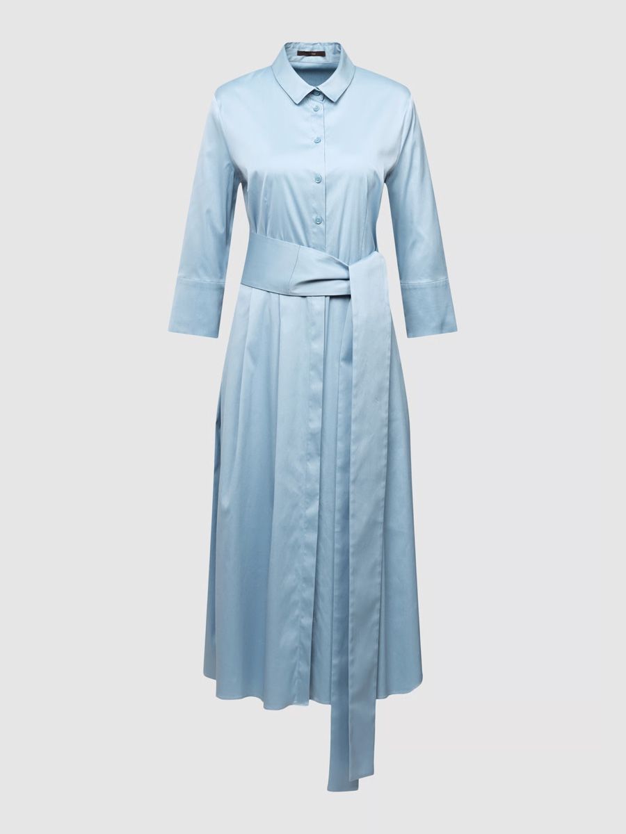 Windsor Vestiti: Windsor Hemdblusenkleid mit Bindegürtel in hellblau – Nuovo (secondo la descrizione) da Thalwil venduto da dia_kgx8