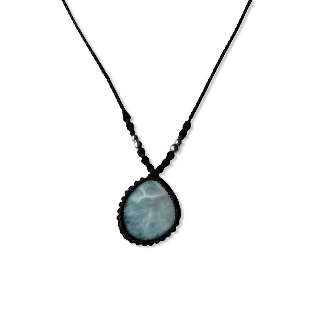 Catenine: LARIMAR EDELSTEIN KETTE, ATLANTISTEIN – Nuovo e nell'imballaggio originale da Zürich venduto da MEVAS-Schmuck 2