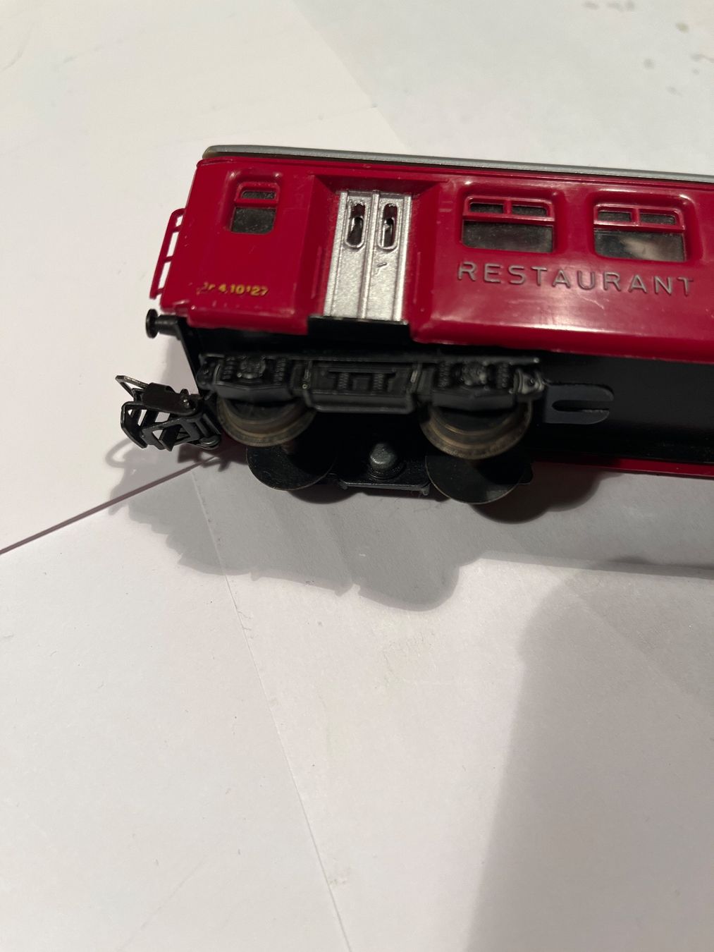 Hag Modellini di ferrovie: SBB CFF RE4/4 Restaurant-Wagen HAG – Usato da Spiegel b. Bern venduto da Burdicrew 5