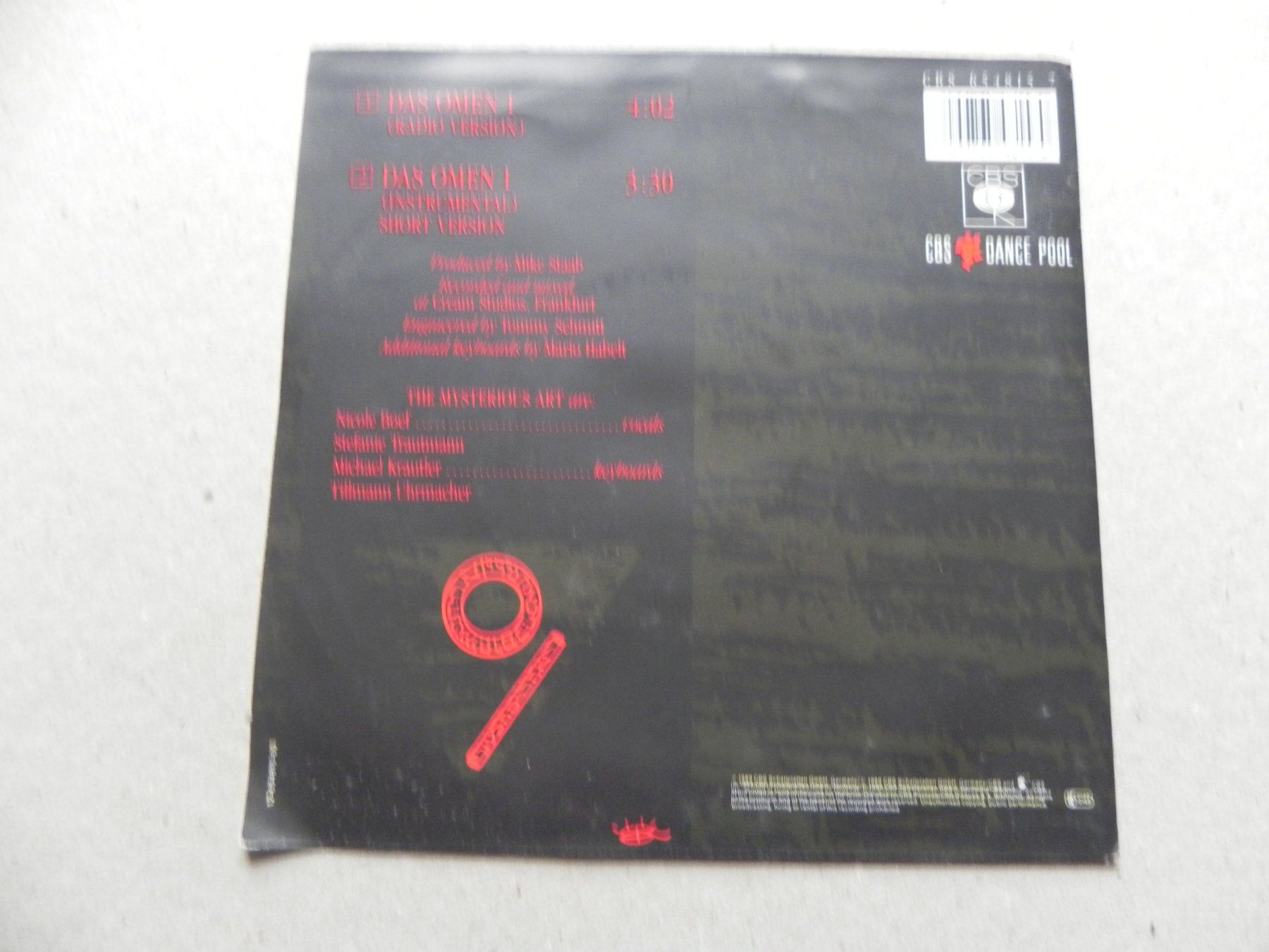 Schallplatten: Single 7 " Synth Pop Mysterious Art 1989 Das Omen Teil 1 – Gebraucht aus Siebnen von krimsie 1