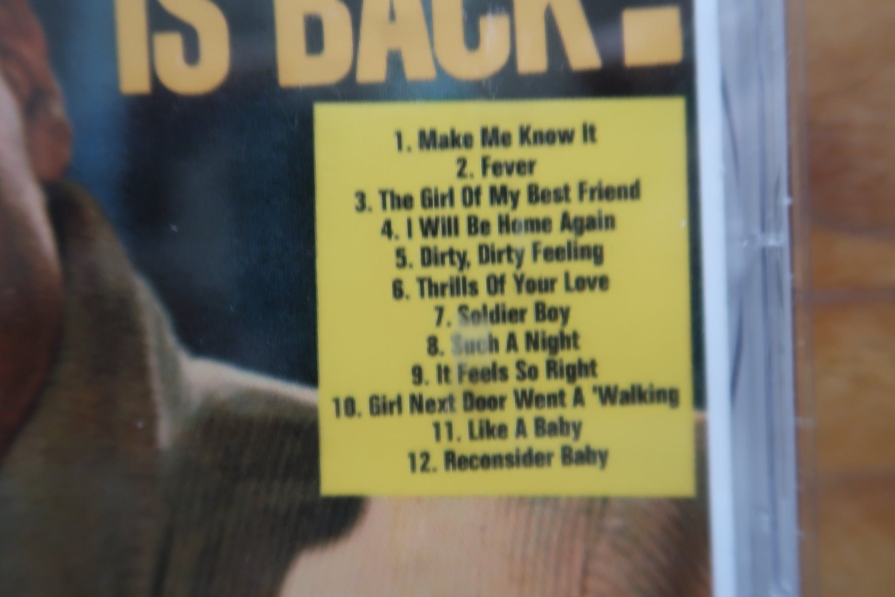 CD: ELVIS PRESLEY - IS BACK - CD – Nuovo e nell'imballaggio originale da Basel venduto da Patiscat 1