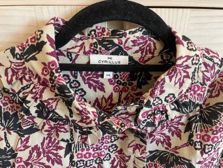 Cyrillus Bluse 38, Herbst fröhlich mit Blumenmuster Top