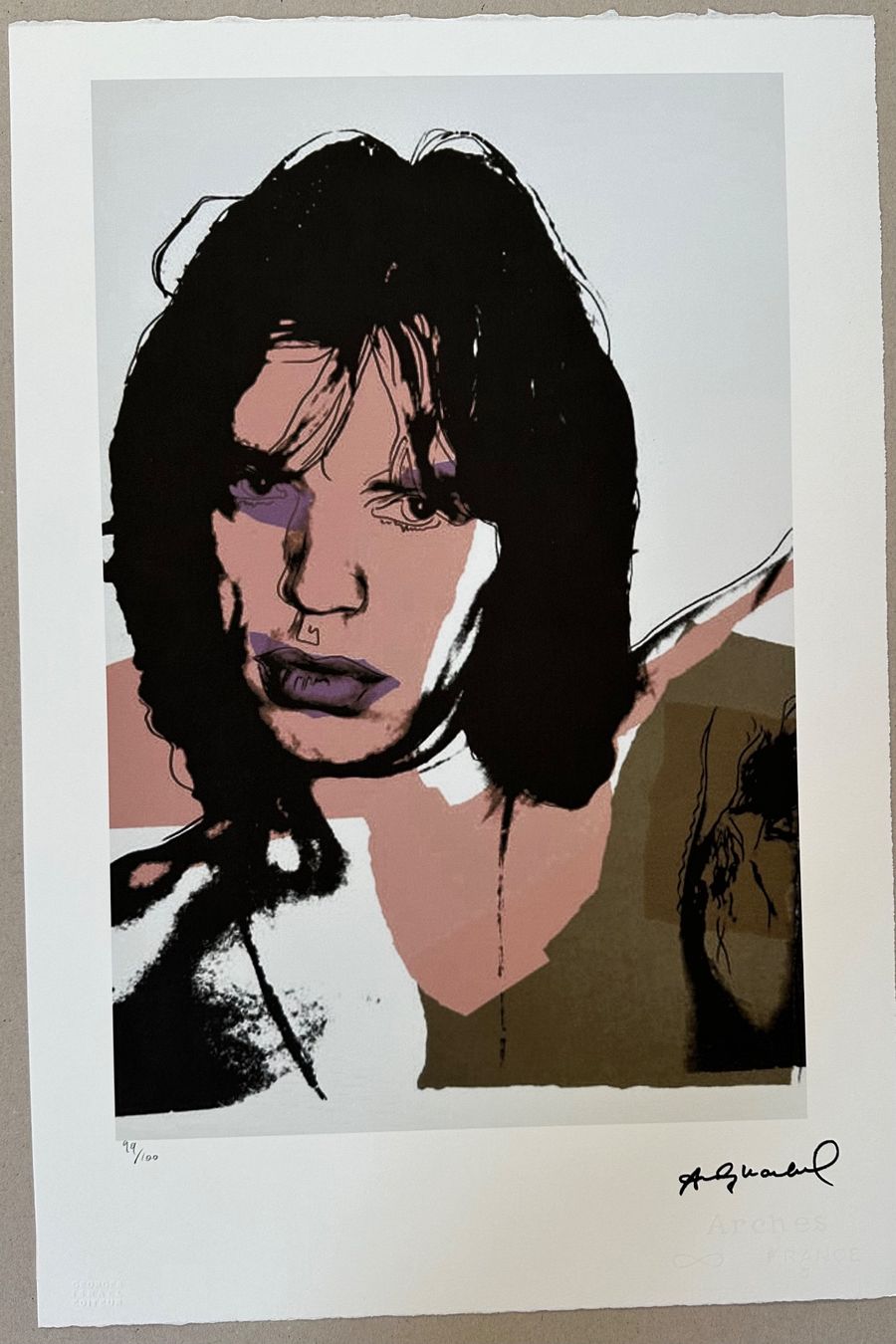 Dipinti: Andy Warhol: Mick Jagger, POP Art 99/100 – Nuovo (secondo la descrizione) da Meilen venduto da Smgdesign