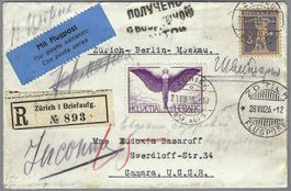 1926, CH - URSS, NACH SAMARA, VIA BERLIN-MOSKAU, + ZURÜCK!