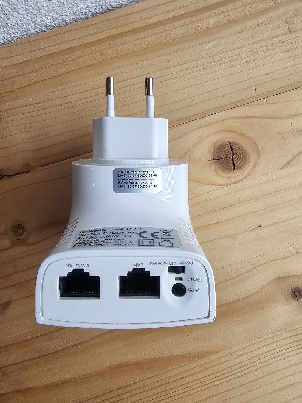 Modem & Router: 7links AC-750 WiFi Repeater – Usato da Täuffelen venduto da migueldesousa 3