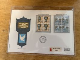 Luxusbrief Europa FDC 30.4.79 4er Block Satz