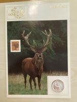 Numisbrief Tiere der Heimat Edelhirsch Silber 999