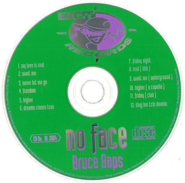 CDs: BRUCE BAPS "NO FACE" (CH/1994) – D'occasion à Gelterkinden par Tri-Tra-Trallala 3
