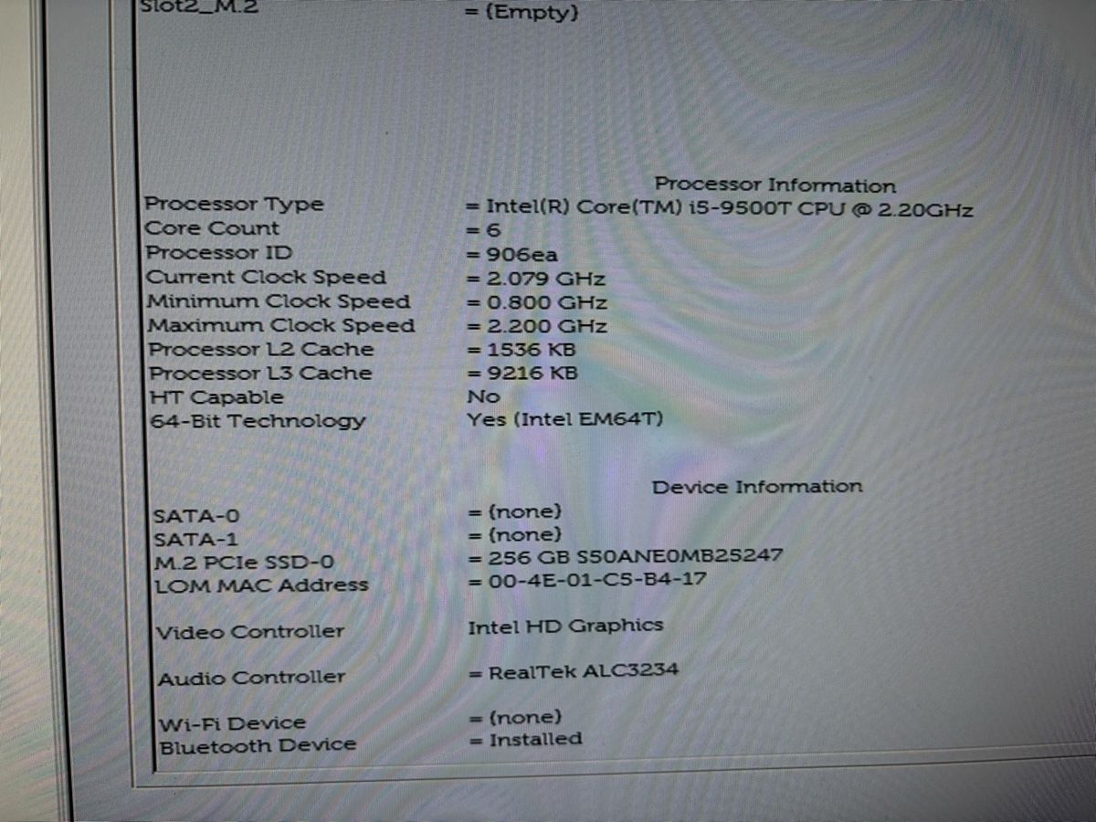 Dell PC: Optiplex 3070 Micro – Usato da Gossau SG venduto da fis_wx7w
