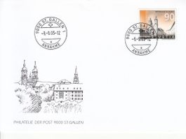 SBK 1099 mit Orts-Stempel FDC St. Gallen