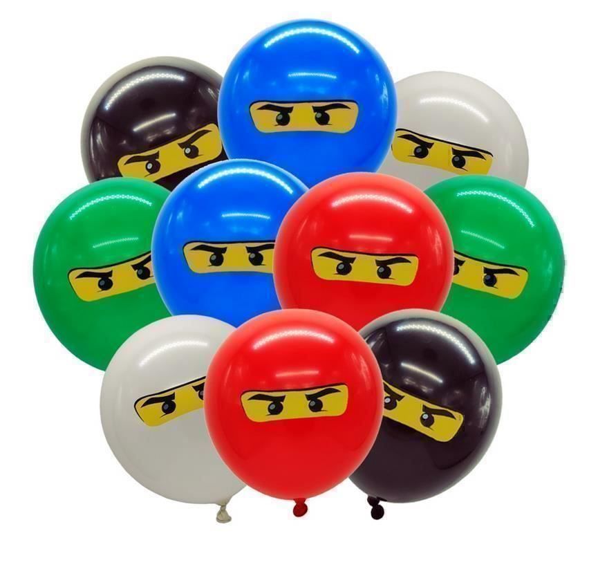 Tutte le decorazioni: 10 Stück Ninjago-Ballons Latex 31cm – Nuovo e nell'imballaggio originale da Gurmels venduto da Swisspod