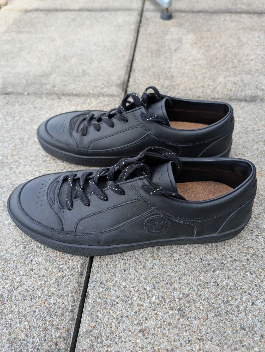 Scarpe da uomo: Oswen schwarzes Leder - Gr.45 – Usato da Zumikon venduto da dwl_j987