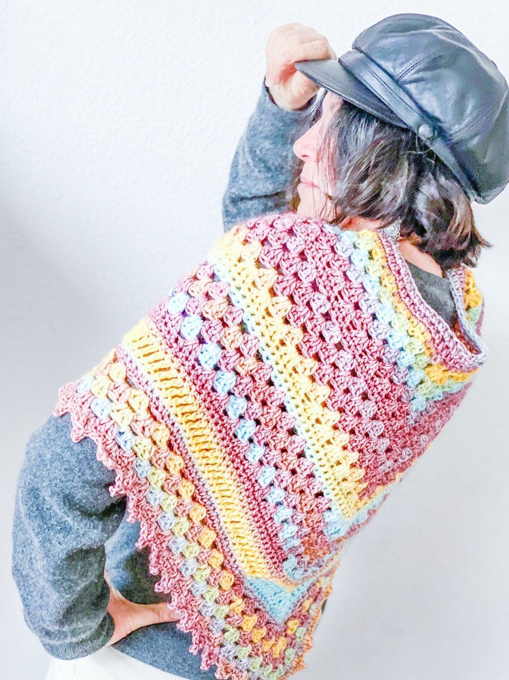 Altro in Moda donna: Poncho donna boho hippy uncinetto – Nuovo e nell'imballaggio originale da Carabbia venduto da katiamandelli 2