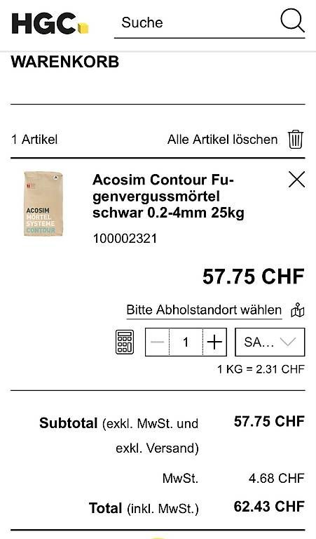 Alle Werkzeuge: Pflastermörtel SAMCO 88 – Neu und originalverpackt aus Spreitenbach von dea_qv7h 1