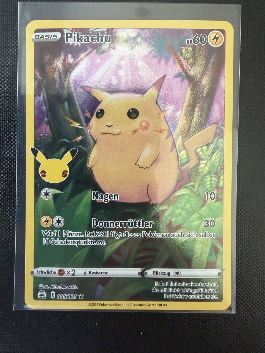 Pokémon Carte collezionabili: Pikachu #005 DE Celebration – Nuovo (secondo la descrizione) da Savigny venduto da Matgab94