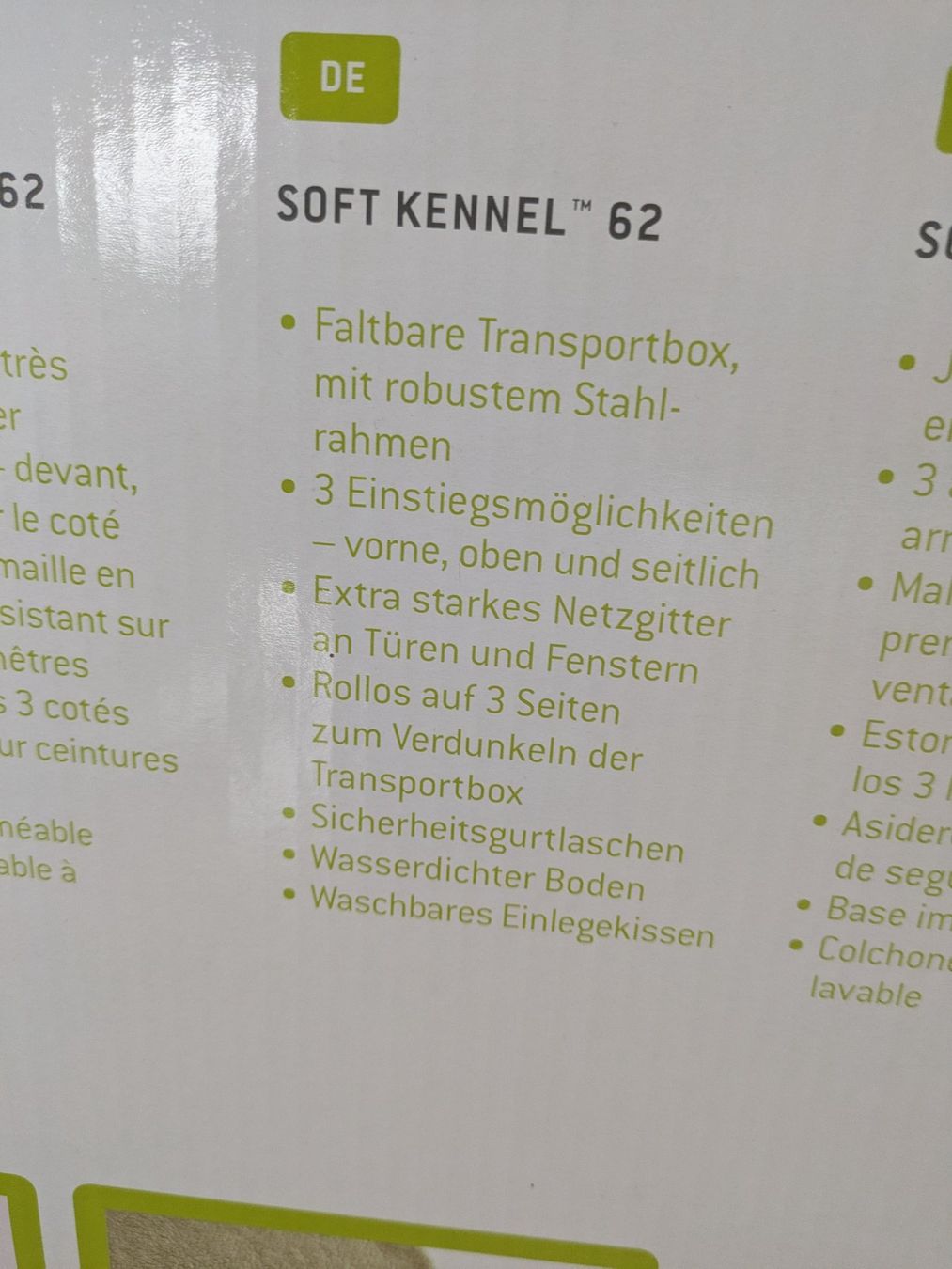 Cucce & Letti: Maelson Transportbox Soft Kennel, Gr. 62 Anthrazit – Nuovo e nell'imballaggio originale da Rorbas venduto da nin_2kwx 1