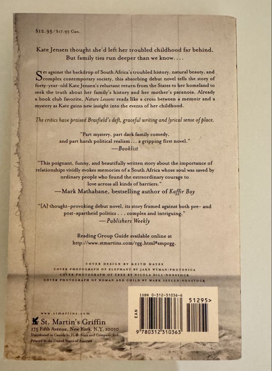 Libri: Nature Lessons, Lynette Brasfield - Roman Passionant! – Usato da Neuchâtel venduto da Elipshop 1