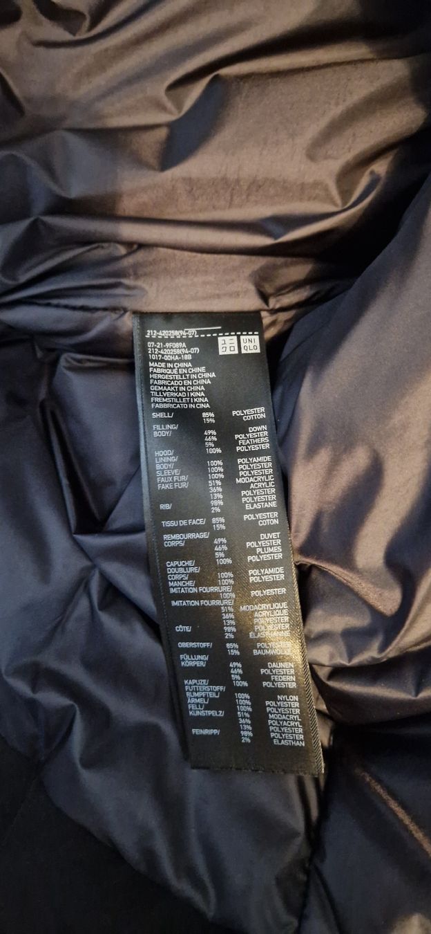 Uniqlo Jacken: Uniqlo Warme Winterjacke schwarz M – Gebraucht aus Zürich von c.line89 4