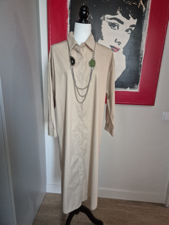Tunique beige 100% cotton tailles L-XL