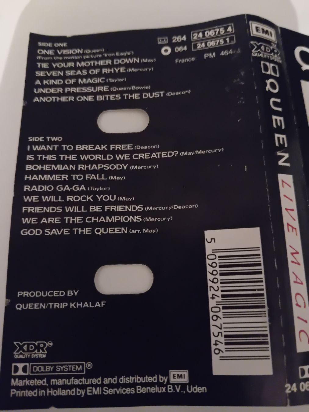 Musicassette: MC Queen Live Magic 1986 – Usato da Biasca venduto da Old_6blh 2