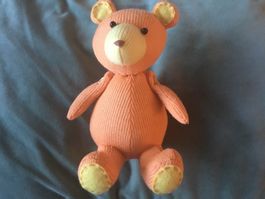Ourson en tissus jersey coton, fibres naturelles neuf